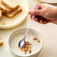 thumbnail image 5 of Solivara Ceramic Handle Stainless Steel Long Spoon Colored Handle For Tea Coffee And Dessert Home Use (pink,6.93*0.98in), 5 of 9