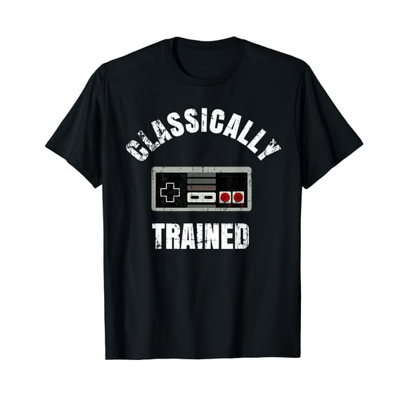 Classically Trained Gamer T-Shirt Black Tee