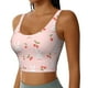 thumbnail image 2 of Fotbe Rabbit And Cherry Sujetador Deportivo Largo sin Aros para Mujer con Almohadillas y Soporte Medio, Transpirable y Absorbente, Camiseta Tipo Chaleco o Tank Top-Small, 2 of 8