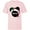 Soft Pink, variant on Disney Mickey Mouse Santa Hat DAUGHTER Holiday - Short Sleeve T-Shirt for Kids - Customized-White