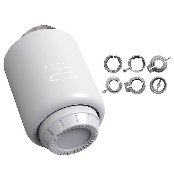 Tuya Zigbee Tatic Radiator Valve Trv Temperature For Home Yandex Ali