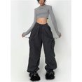 thumbnail image 5 of Autumn New Y2K Overalls Women's Loose Pants Punk Wide Leg Pants Women's Pants-3-L, 5 of 7