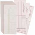 thumbnail image 1 of 500PCS Time Cards for Employees Weekly, 2 Sided Sheets, 3-3/8" x..., 1 of 5