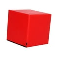 thumbnail image 2 of Taburete de cubo de yoga cuadrado otomano, reposapiés para yoga, asiento para casa y Pilates Rojo, 2 of 9