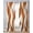Chocolate, variant on Burnt Orange White Moire Sheer Curtains 84 Inch Length 2 Panels Set for Living Room/Bedroom, Modern Abstract Art Kitchen Curtains Grommet Semi-Sheer Curtains Drapes Voile Window Treatments 52"x84"x2