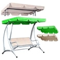 thumbnail image 5 of Clearance！Swing Canopy Replacement,56"x47" Outdoor Swing Canopy Replacement, Canopy Only Outdoor Patio Swing Canopy Replacement Porch Top Cover for Seat Furniture, 5 of 5