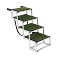 thumbnail image 2 of Foldable Dog Ramp for Cars, SUVs, Trucks, Portable Pet Dog Stairs for Large Dogs with Non-Slip Surface & Reinforced Design, Lightweight Yet Sturdy Supports Up to 250lbs, 2 of 5