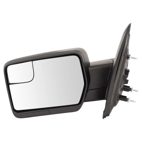 Power Mirror with Reflector Smooth Black Driver Left LH for 11-14 Ford F150 New MRA08391