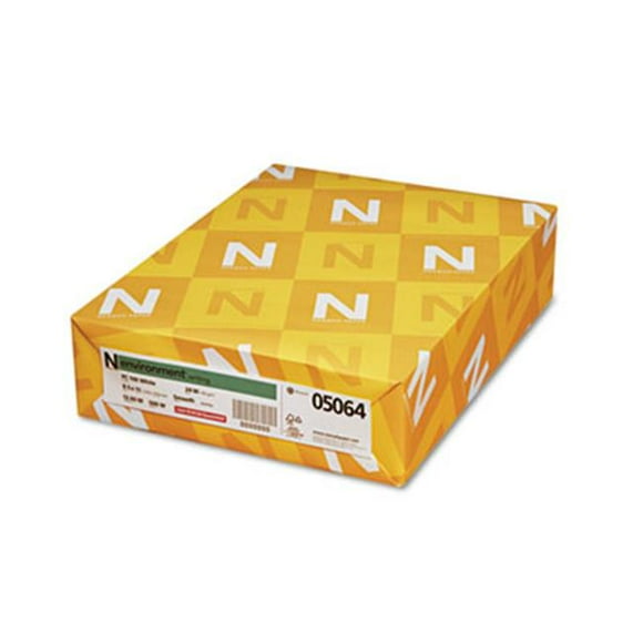 Neenah Papier Environnemental Papier de Papeterie 100 pour Cent Recy. 24-lb 8.5 x 11 Pcs Blanc 500-Rm