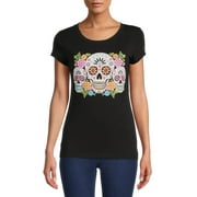 Sugar Skull Women’s Short Sleeve Graphic Tee