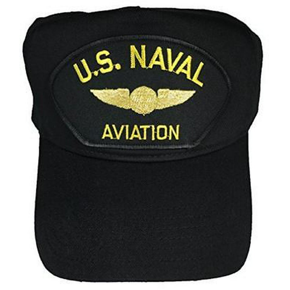 US NAVAL AVIATION W/ NAVAL AIR CREW MAN WINGS HAT CAP VETERAN AW RATING