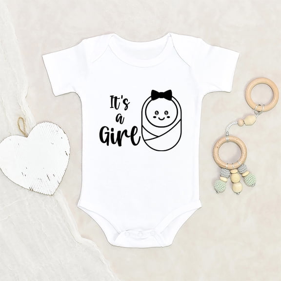 Newbabywishes - Cute It's A Girl Baby Clothes for Girls - Little Sister Baby Clothing