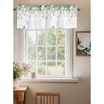 thumbnail image 2 of Valances for Windows Farmhouse Rod Pocket Cafe Window Treatments Valance Curtains for Kitchen Bathroom Laundry Basement Windows 54"x18", 2 of 9