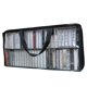 thumbnail image 5 of Paquete de 2 bolsas de cinta de casete Evelots, organizador transparente/almacenamiento, asas, fácil de transportar, sin polvo ni humedad, 100 con estuches, 5 of 5