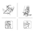 thumbnail image 3 of Pinza de freno de disco mecánica delantera y trasera para patinete eléctrico, lado izquierdo/derecho, lado de la abrazadera Parte delantera, 3 of 9
