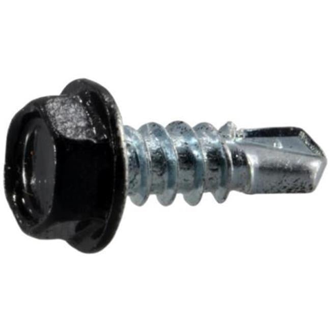 Midwest Fastener MF931232 8 x 0.5 in. Black Hex Gutter Screws