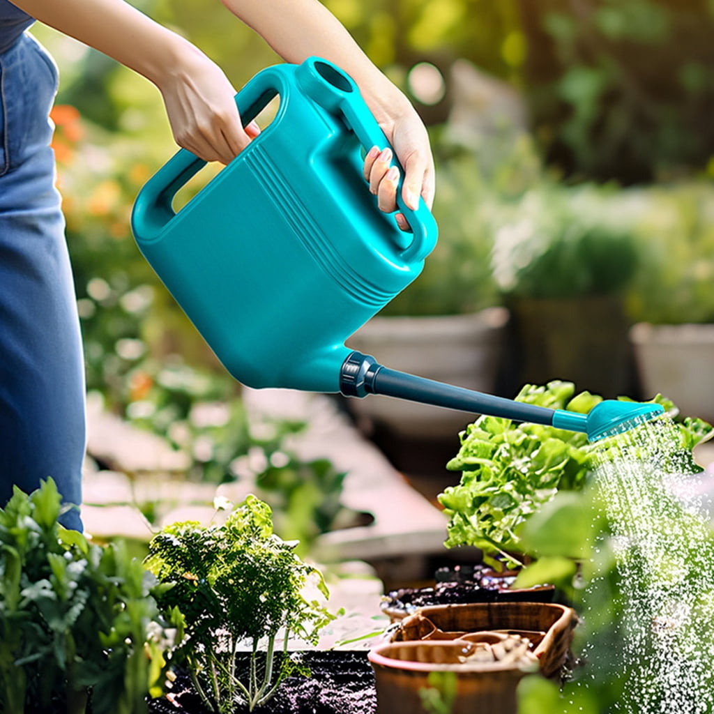 Large Capacity 5L Watering Can for Flower and Vegetable Gardens Irrigation Tool Rustproof Long Spout Water Sprayer