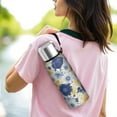 thumbnail image 6 of 20 Oz Pioneer Flower Coffee Tumbler Double Wall Insulated Stainless Steel Water Bottle | Metal Reusable Thermoses Flask with Cup Cap | Leak & Sweat Proof with Anti-Dust Lid, 6 of 7