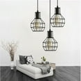 thumbnail image 3 of DEEPCRAFF 1Pack Country Style Ceiling Pendant Lamp for Coffee Shop Retro Lampshade, 3 of 8