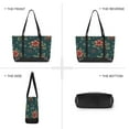 thumbnail image 6 of FORMRS Canvas Laptop Tote Bag for Women with 15.6" Computer Compartments Shoulder Handbag, Floral Christmas, 6 of 7