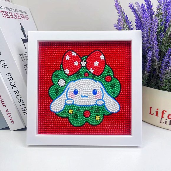 YIXINGCHEN Cute Anime 5D Diamond Drawing Kits, Gem Arts & Crafts Supplies with Frames, Cartoon Painting with Diamond, DIY Paint Supplies for Kid(Kumi) A1121-035