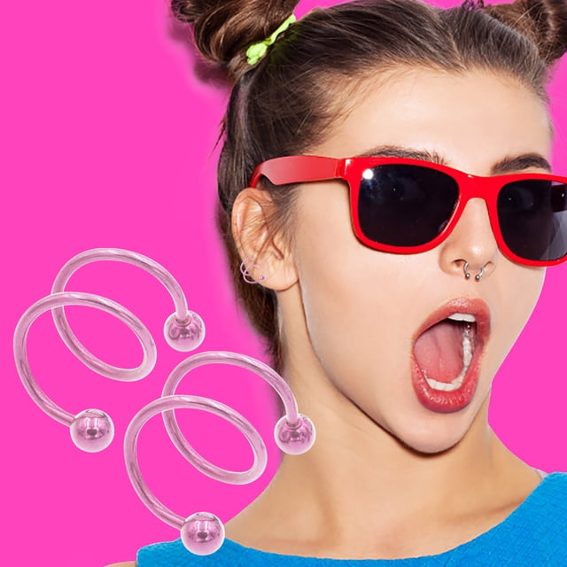 Stylish Double Hoop Geometric Dangle Earrings for Women with Sparkling
