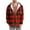 Red#plaid jacket for men, variant on Mens Quilted Lined Flannel Shirt Jacket with Hood Long Sleeve Button-Down Flannel Plaid Shirts Hoodie Pocket Lightweight Jackets 2025 Red,XXXL