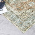 thumbnail image 4 of Accreate 3*5ft Runner Rug Vintage Rug Washable Rug Entryway Runners Hallway Indoor Rug Ultra-Thin Floral Floor Cover Kitchen Runner Rug, 4 of 13