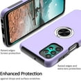thumbnail image 4 of for Samsung A32 5G Case Silky Soft Touch Heavy Duty Protective Galaxy A32 5G Case with Ring Holder Embedded Kickstand Magnetic Slim Phone Case for Samsung Galaxy A32 5G(Purple), 4 of 7
