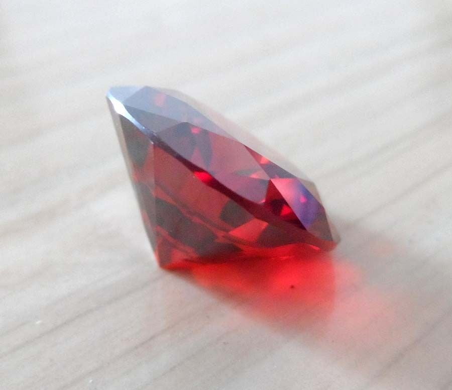 Faceted Rare Unheated 18Mm Aaaaa Round Red Ruby Diamonds Cut Vvs Loose Gems 