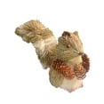 thumbnail image 2 of Escultura de animales BLESIY figura decorativa ardilla de paja verde, 2 of 8