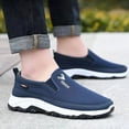thumbnail image 3 of Zapatos Casuales para Hombre Transpirables Sin Cordones para Correr Y Deporte (40 Azul), 3 of 8