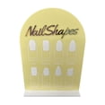 thumbnail image 4 of Soporte de exhibición de arte de uñas, tablero de exhibición de esmalte, tablero de práctica de uñas ligero y moderno de acrílico portátil, exhibición amarillo, 4 of 9
