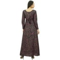thumbnail image 5 of Bimba Women's Long Sleeve Winter Wear Maxi Dress Rayon, 5 of 6