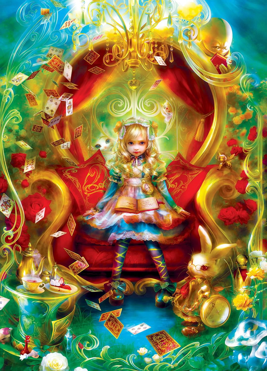 MasterPieces 1000 Piece Jigsaw Puzzle - Tea Party Time - 19.25"x26.75"