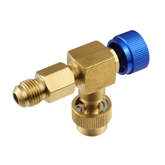 1/2Pcs R22 R410 Air Conditioning Refrigerant- Safety Valve Adapter For R22 R410 Refrigeration Charging Safety Liquid Adapter