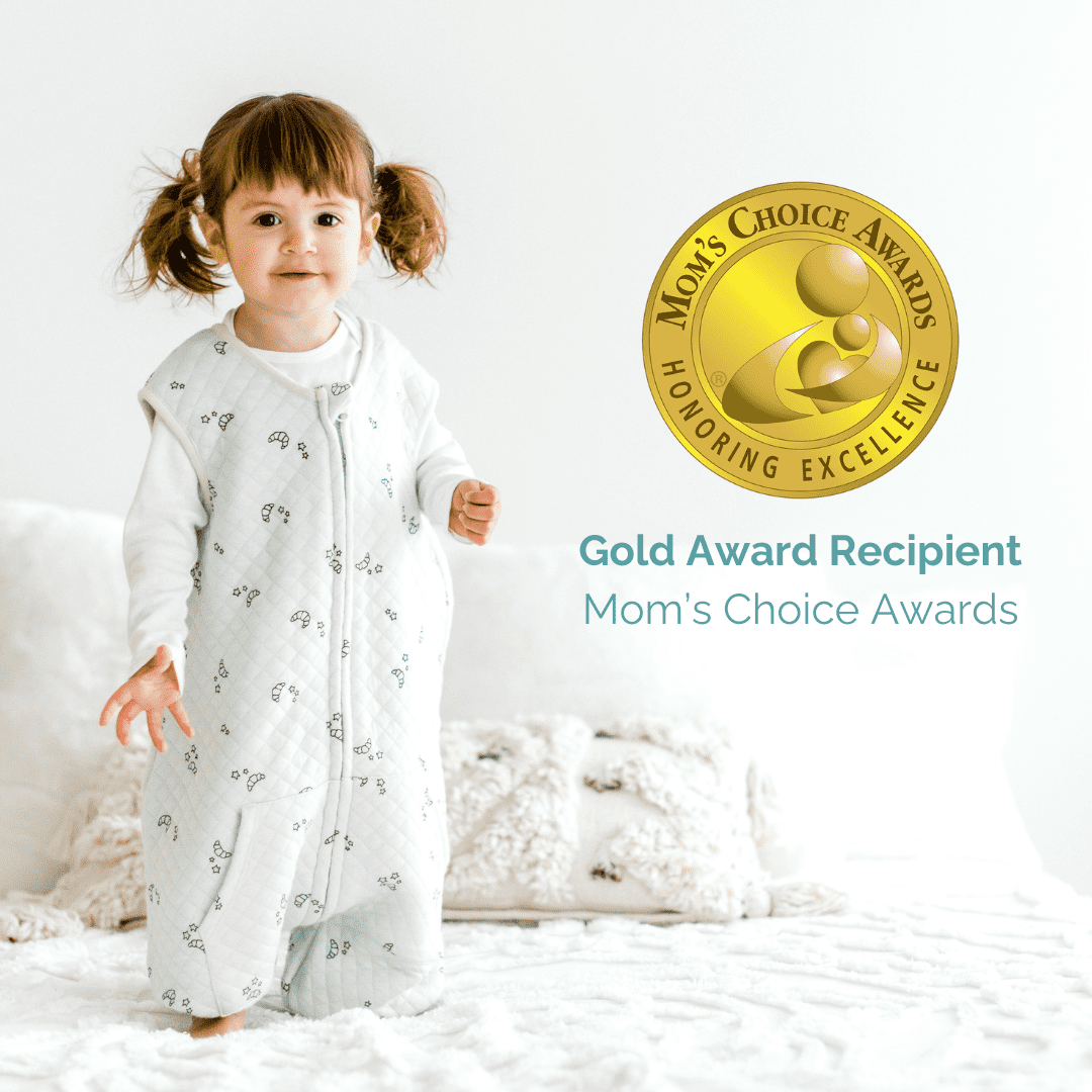 Tealbee Dreamsuit - Bamboo Sleep Sack with Legs - (0.8 Tog) Croissant 3T-4T