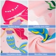 thumbnail image 4 of Toalla De Baño Con Capucha Para Niños Con Botón Toalla De Bebé Con Capucha Toalla De Poncho De Natación Suave Manta De Baño De Bebé Ultra Absorbente Con Patrones De Dibujos Animados Muyoka Hogar, 4 of 7