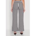 thumbnail image 4 of Womens Striped Wide Leg Pants, 4 of 4