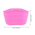 thumbnail image 2 of BRIGHTFUFU 1 Pc Bicycle Baskets for Girls Plastic Rectangular for Kids Riding, 2 of 8