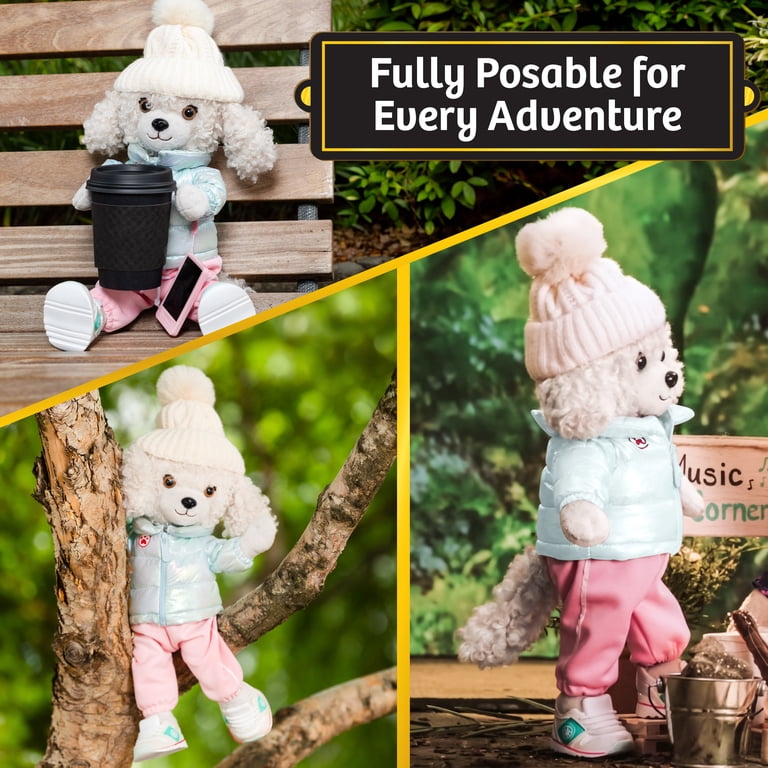 Woof & Co Willow Poseable Plush Poodle Fashion Doll, 15" photo 4