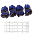 thumbnail image 4 of pitrice 4Pcs/set Portable Pet Dog Shoes Cover Non-slip Rain Boots Autumn Winter Dogs Paws Soft Shoes, 4 of 9