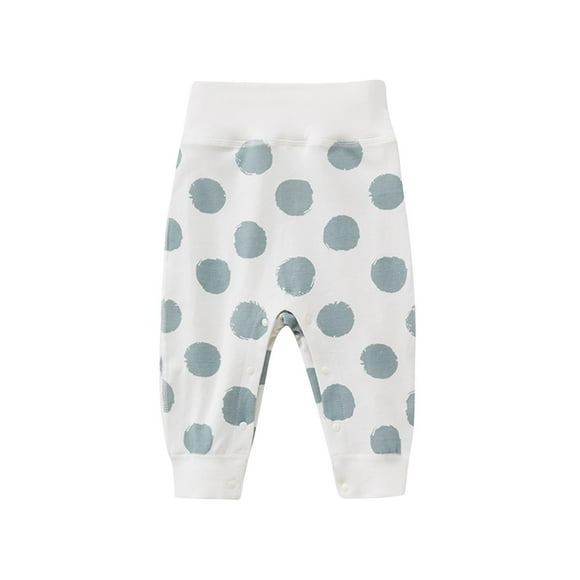 Odeerbi 3M-3Y Niños Niños Bloomeros de Algodón Pantalones Pantalones de Tapa Del Pañal Cute Pantalones de La Entrepierna Drop Sólido Pantalones