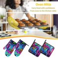 thumbnail image 5 of Naloa Neon Free Play Oven Mitts and Pot Holders 4 pcs Set, Cooking Baking Grilling Kitchen Oven Glove for Cooking, 5 of 6
