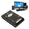 thumbnail image 1 of USB To RS232 Adapter, 4 RS232 Port COM Reserve Feature Compact Design USB To Serial Adapter Wide Compatibility DB9  for Printers, 1 of 7