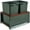 Orion Gray / Walnut, variant on Rev-A-Shelf 5Lb-1835-2 Legrabox 16-1/2"W Built In Pull Out Double 35 Qt / 8.75 Gallon