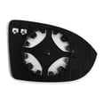 thumbnail image 3 of Mistaha White Heated Side Mirror Cover for Volkswagen Golf 8 2020-2024 Left Side Replacement - Lane Assist Compatible, 3 of 6