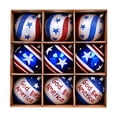 thumbnail image 2 of Nkmbld 9Pcs Christmas Ball Ornaments Set Christmas Ball Ornaments Set for Garden, Backyard, Holiday, Wedding, Party Decorations - Shatterproof Bulk Balls, 2 of 8