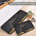 thumbnail image 6 of GZHJMY Kitchen Rugs 2 Piece Waterproof Non Slip Kitchen Mat 3 Kitchen Rug Set for Sink Office Kitchen Cafe, 19.7"x47.2"+19.7"x27.6" Carpet Runner, 6 of 7