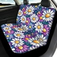thumbnail image 3 of Pzuqiu Fashion Daisy Car Seat Cover Full Set Fashion Car Seat Cushion Car Interior Accessories Car Seat Protector for Comfortable Driving Auto Decor Universal Most Cars Sedans Trucks, White, 3 of 7